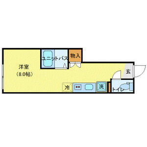 ワンルーム 間取り図