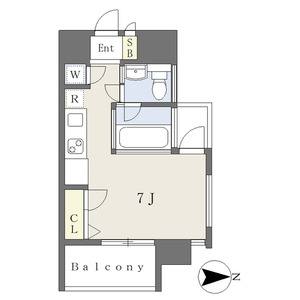 ワンルーム 間取り図
