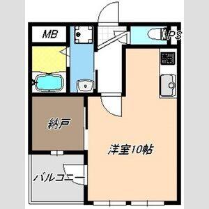 ワンルーム 間取り図