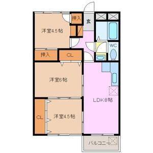 3LDK 間取り図