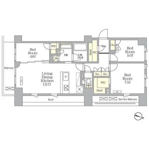 3LDK 間取り図