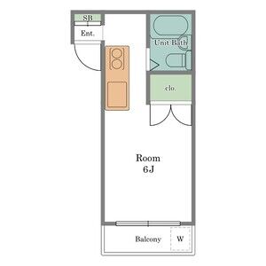 ワンルーム 間取り図