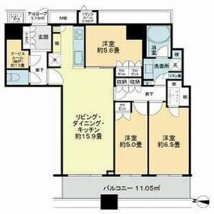 3LDK 間取り図