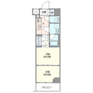 2K 間取り図