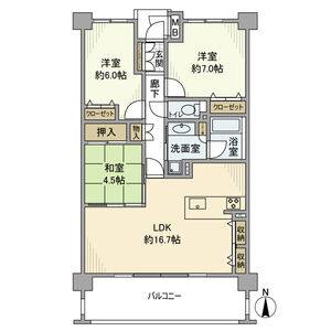 3LDK 間取り図