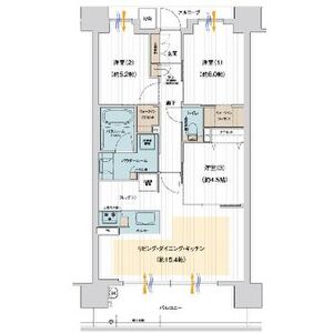 3LDK 間取り図