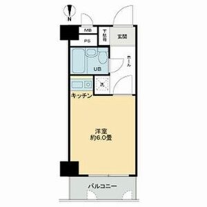 ワンルーム 間取り図