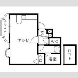 ワンルーム 間取り図
