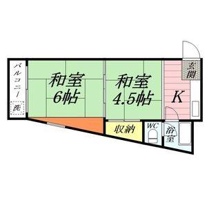 2K 間取り図