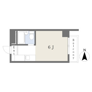 ワンルーム 間取り図