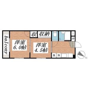 2K 間取り図