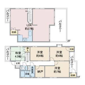 4LDK 間取り図