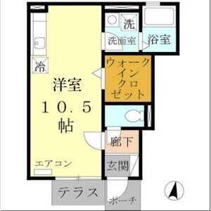 ワンルーム 間取り図