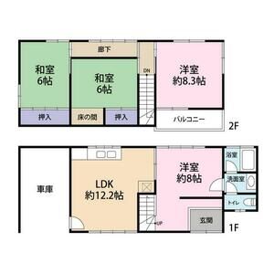 4LDK 間取り図
