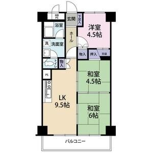3LDK 間取り図