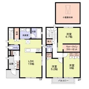 3LDK 間取り図