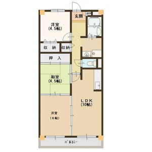 3LDK 間取り図