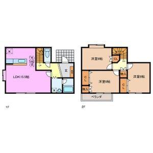 3LDK 間取り図