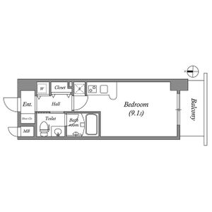 ワンルーム 間取り図