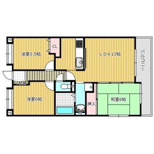 3LDK 間取り図
