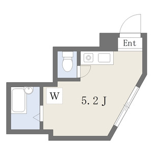 ワンルーム 間取り図