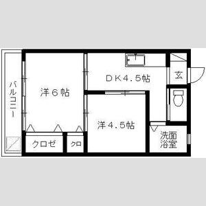 2K 間取り図