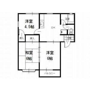 3DK 間取り図