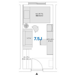 ワンルーム 間取り図