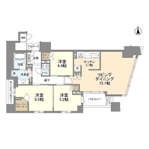 3LDK 間取り図