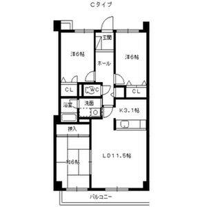 3LDK 間取り図