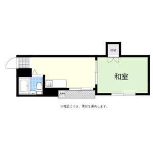 1DK 間取り図