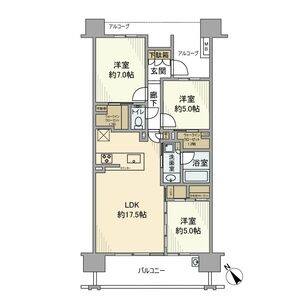 3LDK 間取り図
