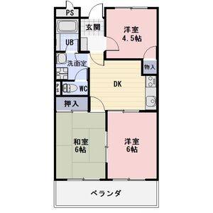 3DK 間取り図