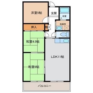 3LDK 間取り図