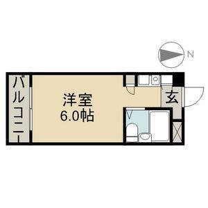 ワンルーム 間取り図