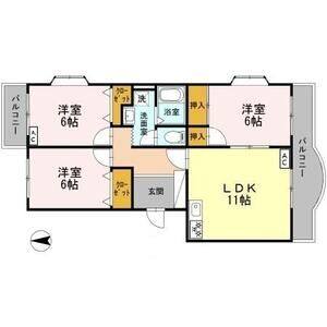 3LDK 間取り図