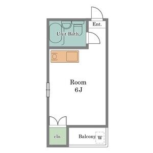 ワンルーム 間取り図