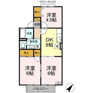 3DK 間取り図