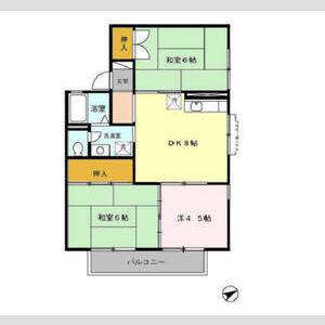 3DK 間取り図