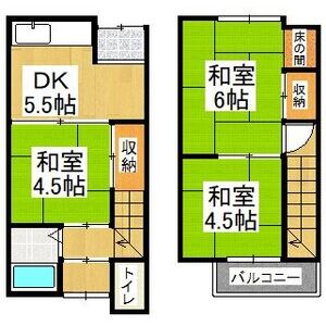 3DK 間取り図