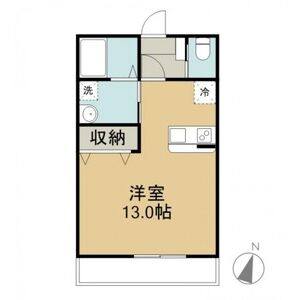 ワンルーム 間取り図