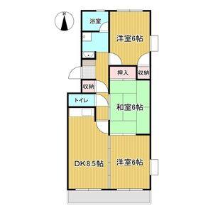 3LDK 間取り図