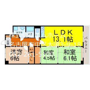 3LDK 間取り図