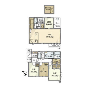 3LDK 間取り図
