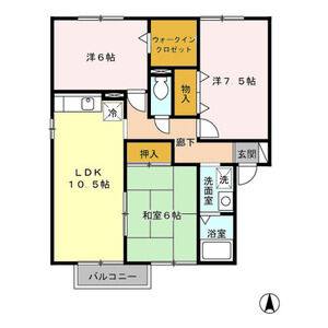 3LDK 間取り図
