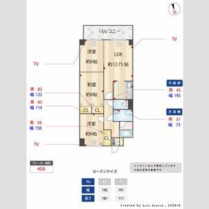 3LDK 間取り図