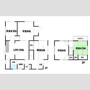 5LDK 間取り図
