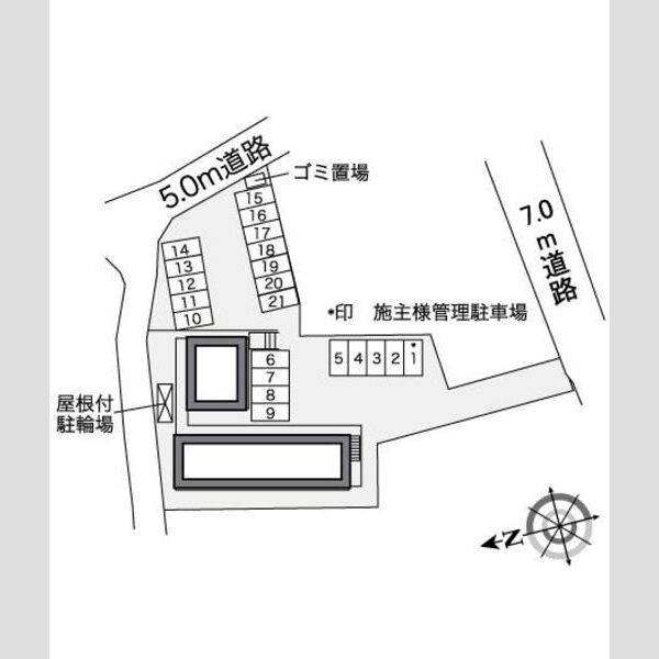 レオパレス長者町 室内写真1
