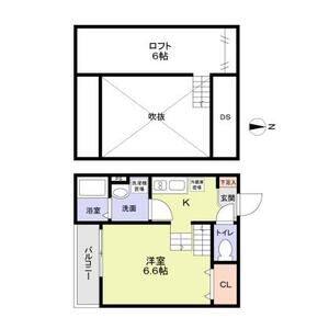 ワンルーム 間取り図