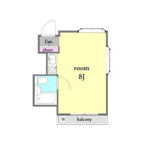 ワンルーム 間取り図